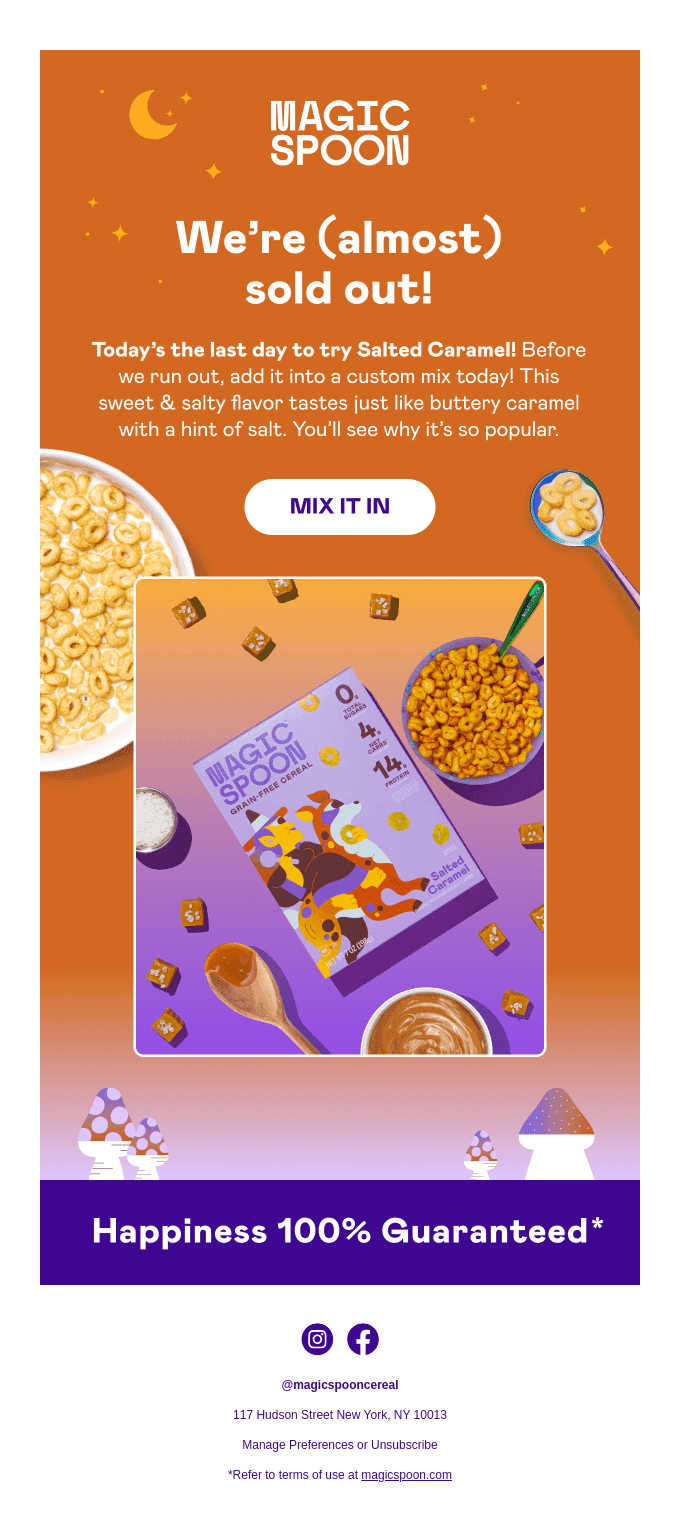 (1) day left: Salted Caramel 👀