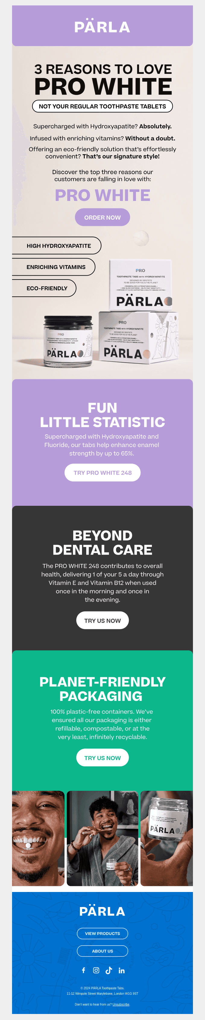 3 reasons to love our PRO WHITE