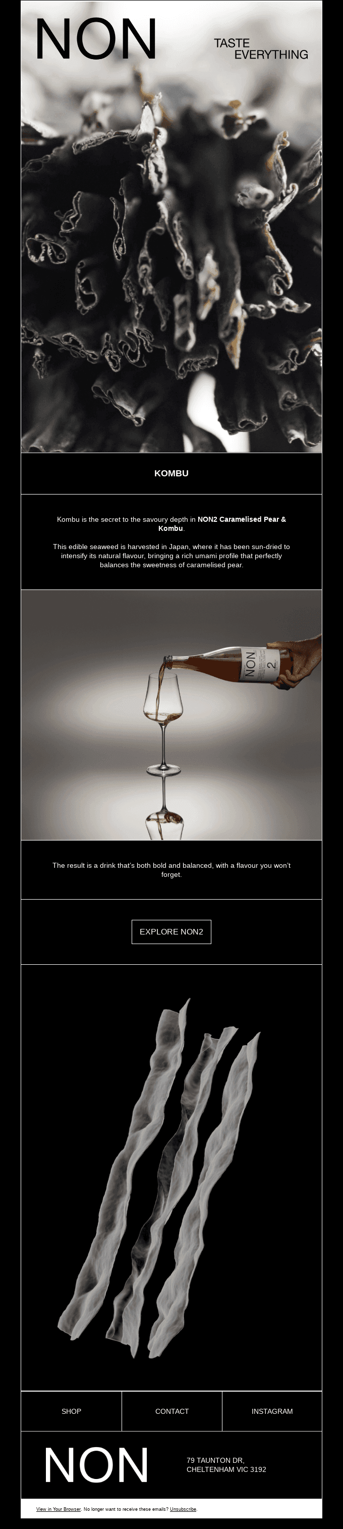 GROUND TO GLASS: KOMBU