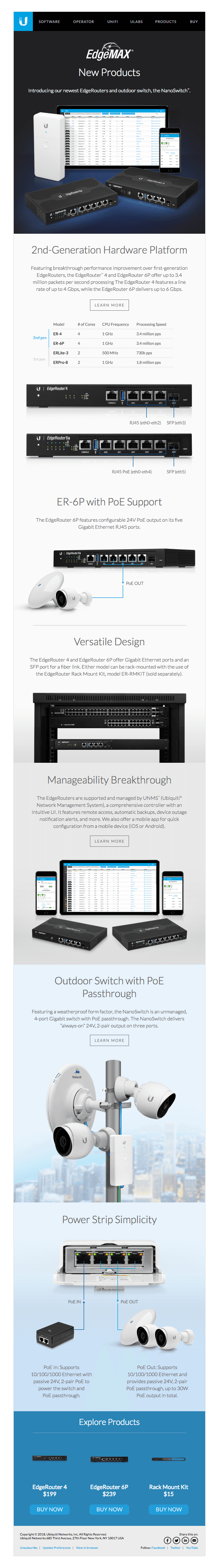 New EdgeMAX Products