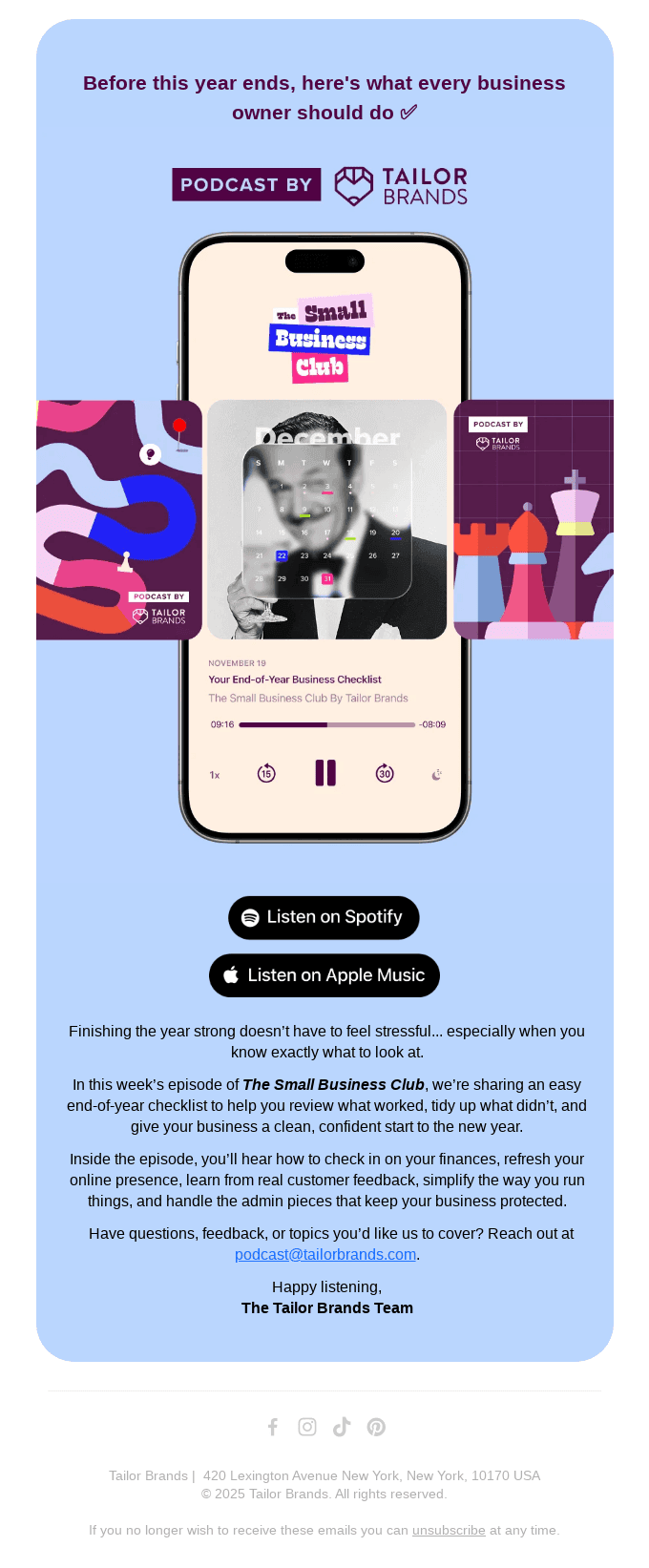 🎙️ New Episode: Do this before 2026 