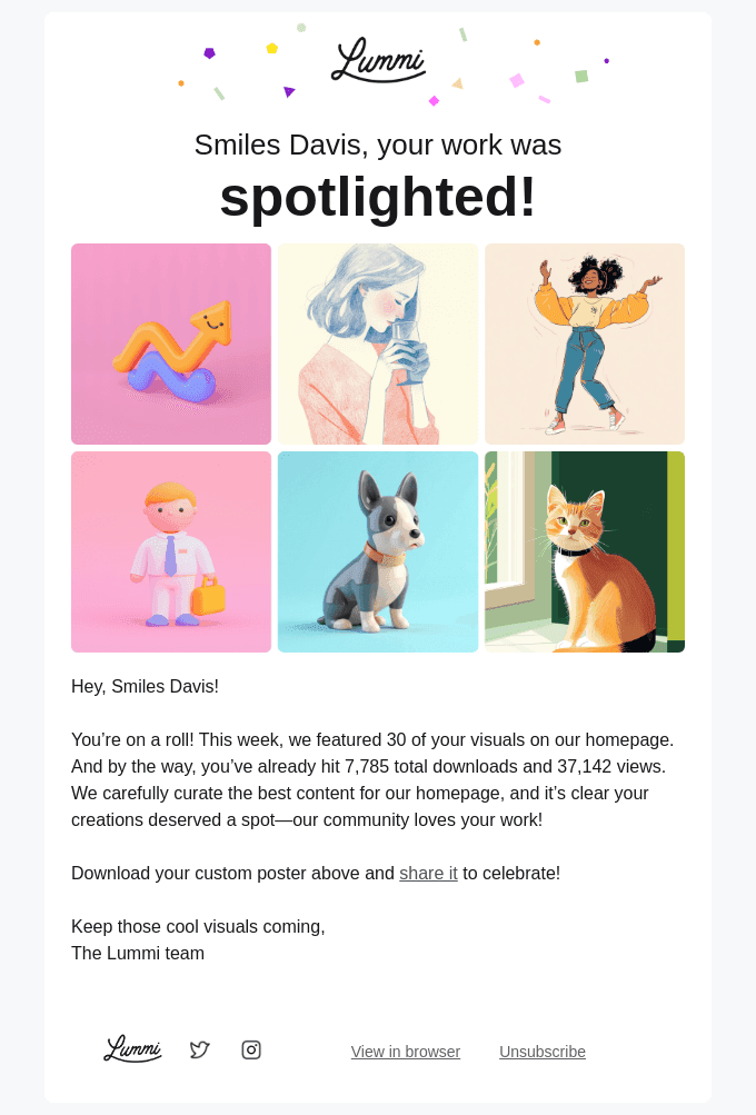 OMG, your images were featured 🤩