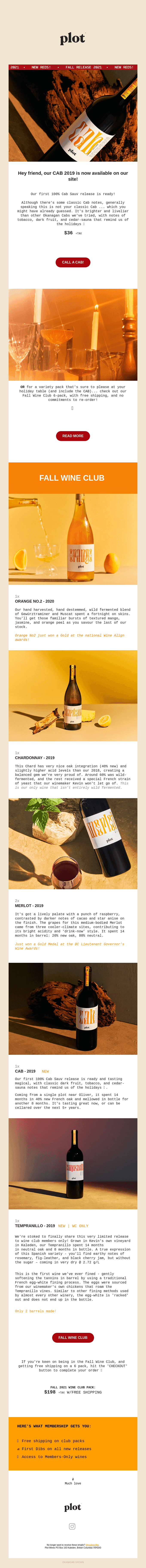 Our 2019 CAB SAUV is now online 🍷