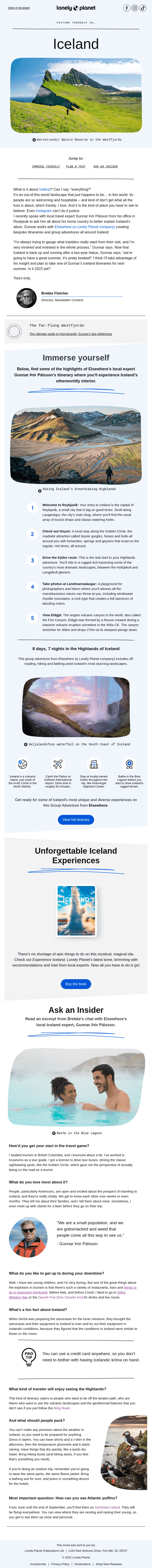 There’s no place like Iceland