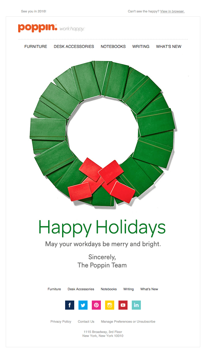 Work happy wishes from our team to yours