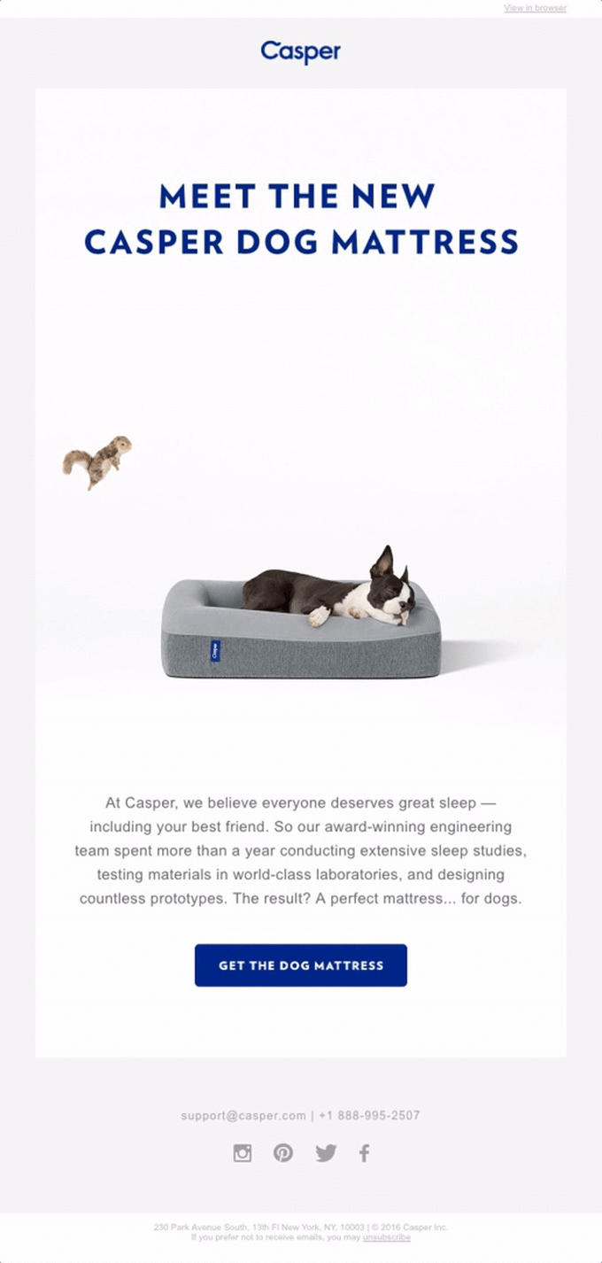 You barked, we listened.