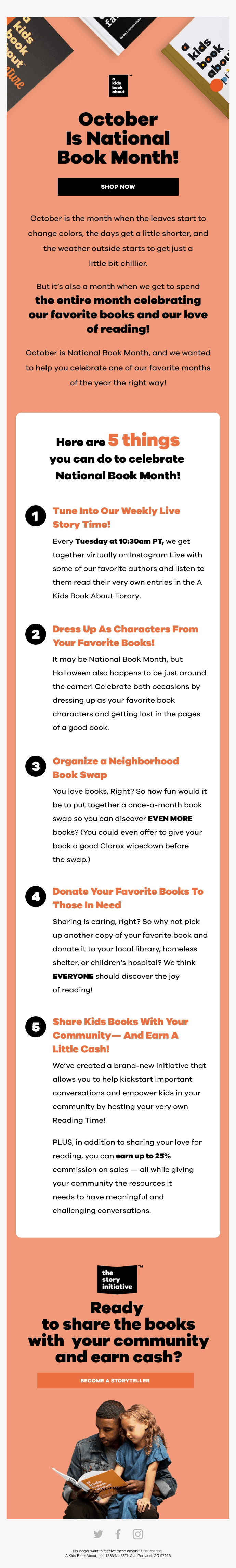 📚 5 Ways to Celebrate National Book Month
