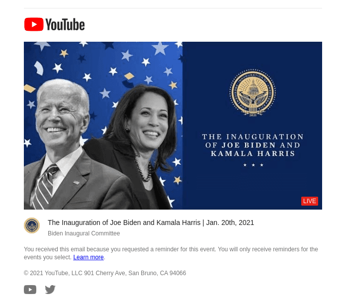 🔴 Biden Inaugural Committee is live now: The Inauguration of Joe Biden and Kamala Harris | Jan. 20th, 2021