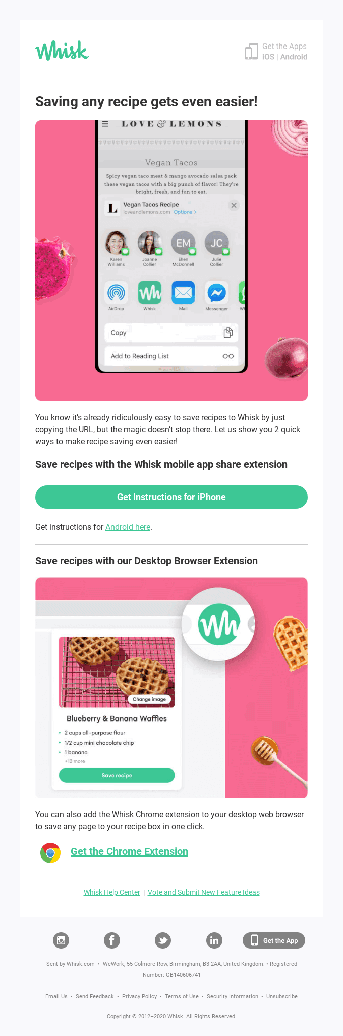 🍲 Save recipes right when you find them!