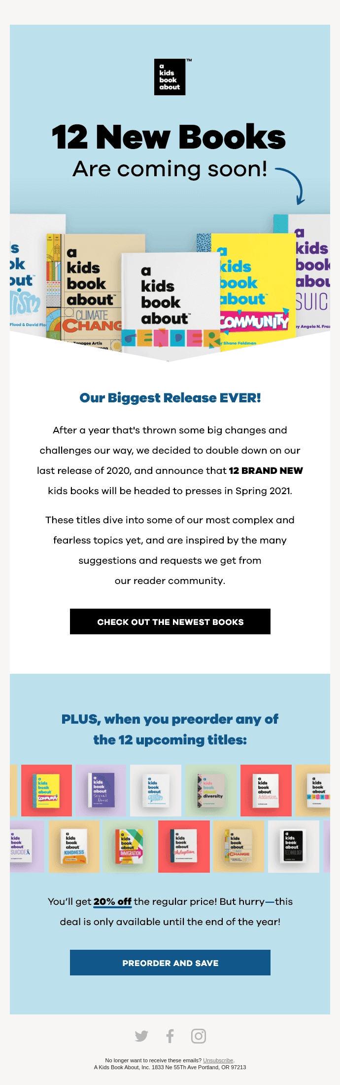 👀 SNEAK PEEK! We’ve Added 12 New Books