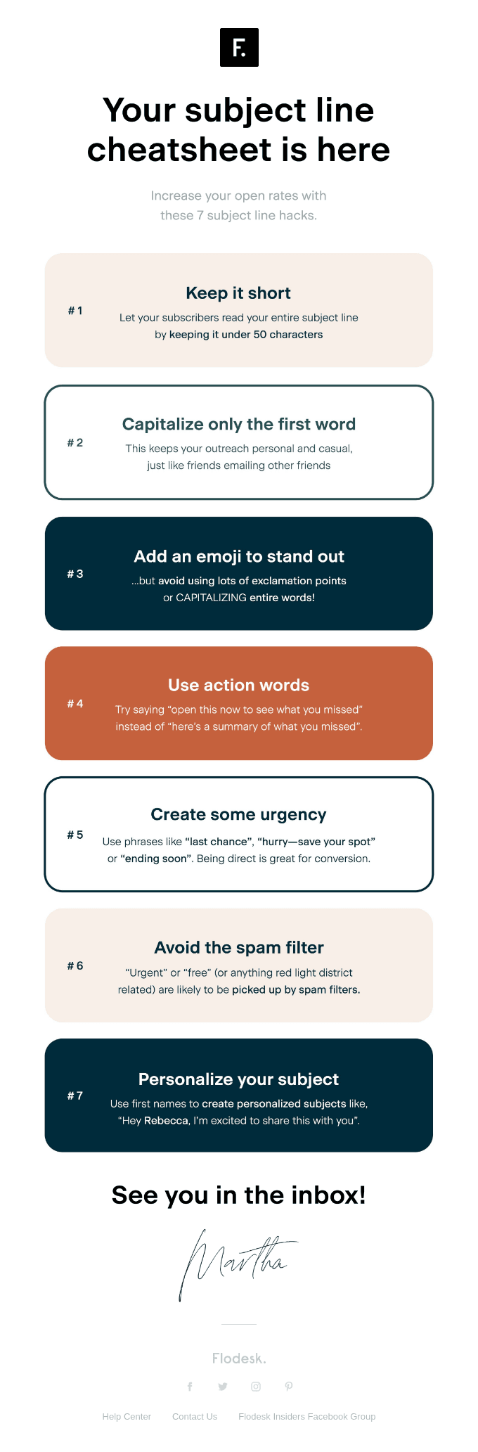 🗒 Your subject line cheatsheet is here