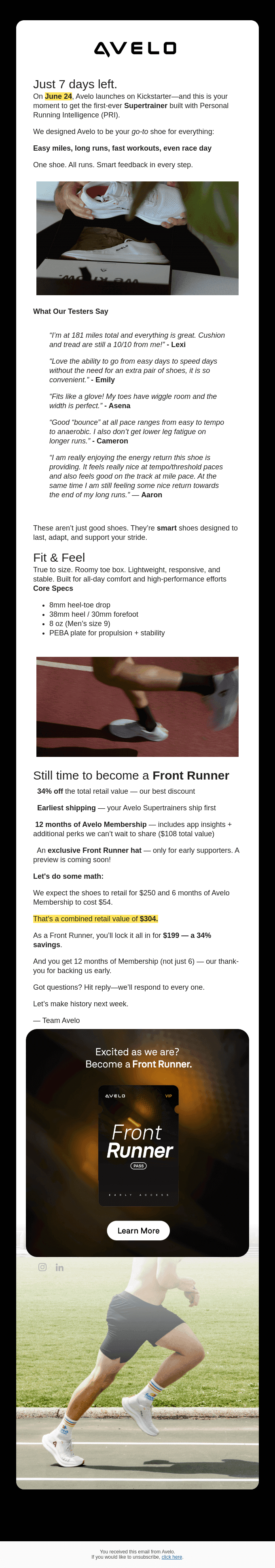7 Days to Go: The Future of Running Drops June 24