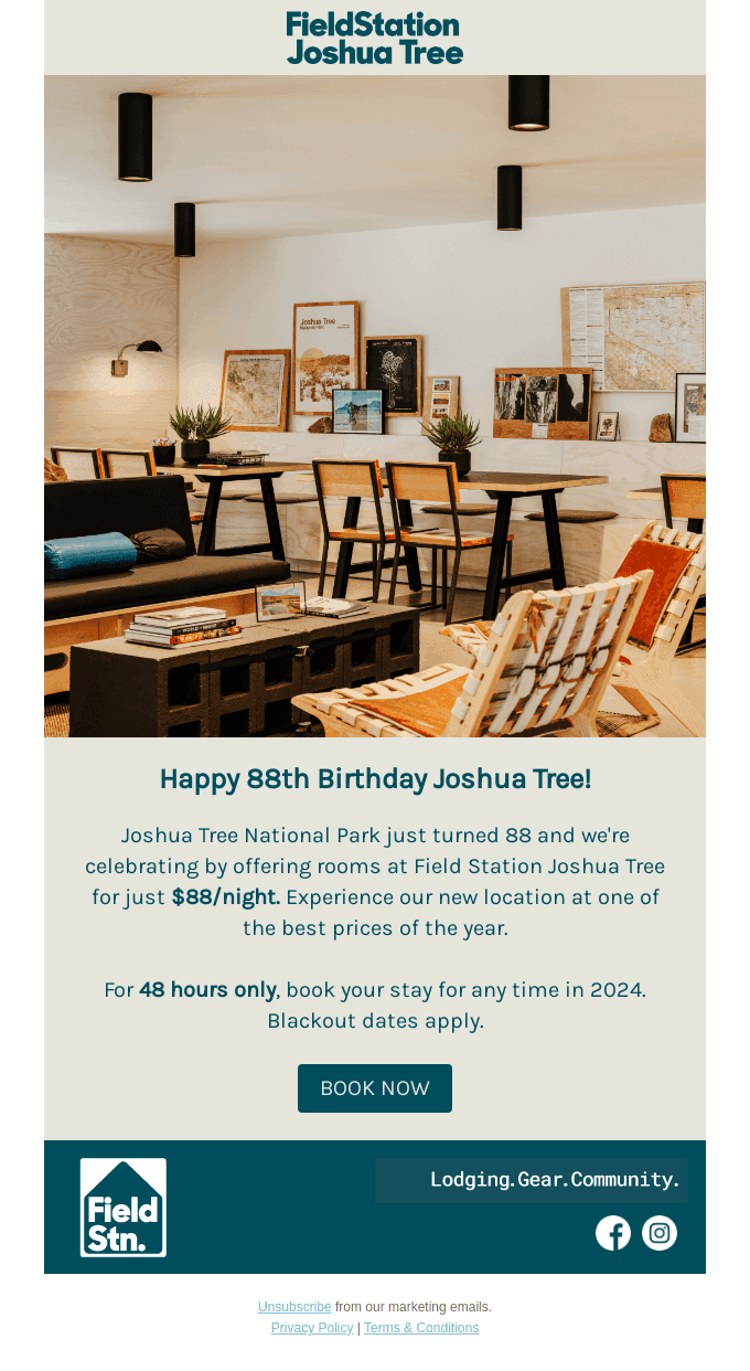 $88 a night? It's true, but for 48 hours only!