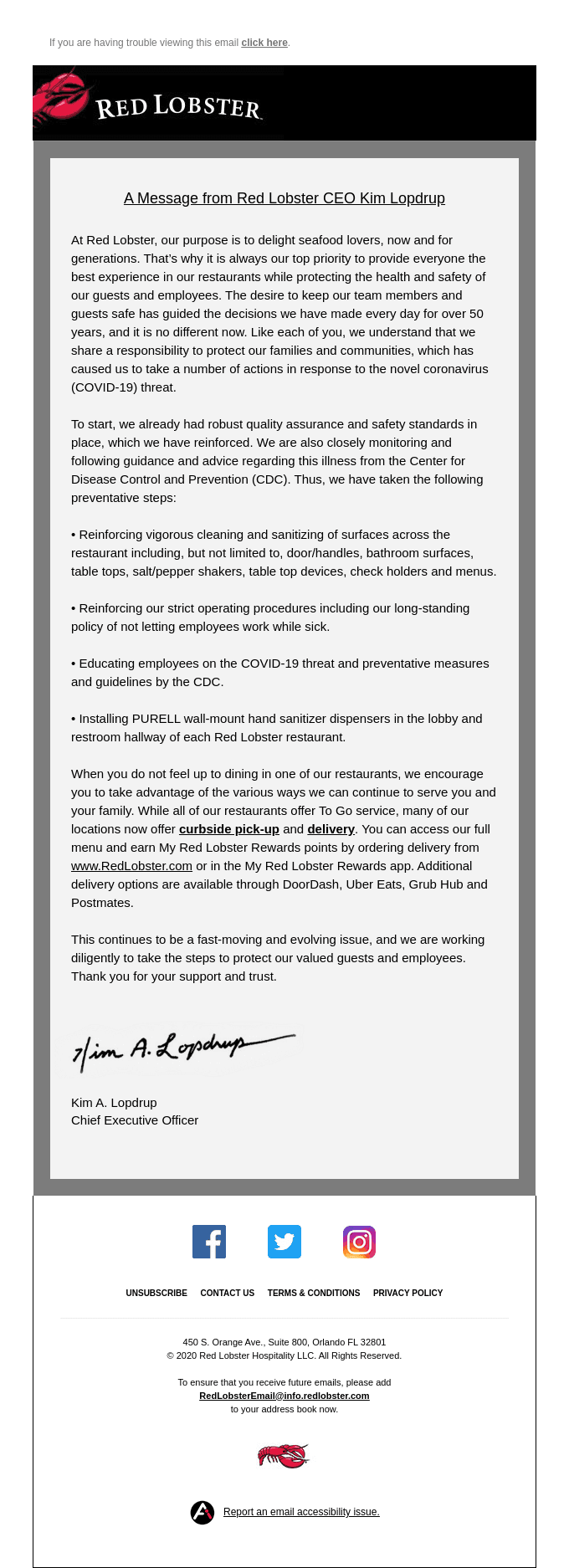 A Message From Our CEO About COVID-19