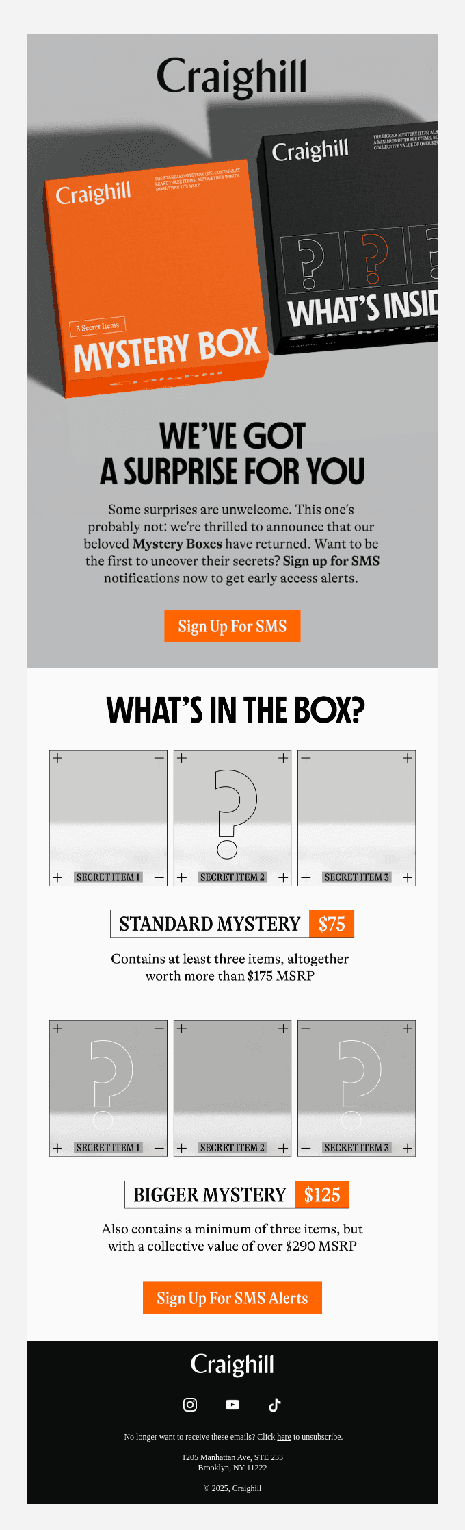 A Mystery Awaits — Mystery Boxes Coming Soon