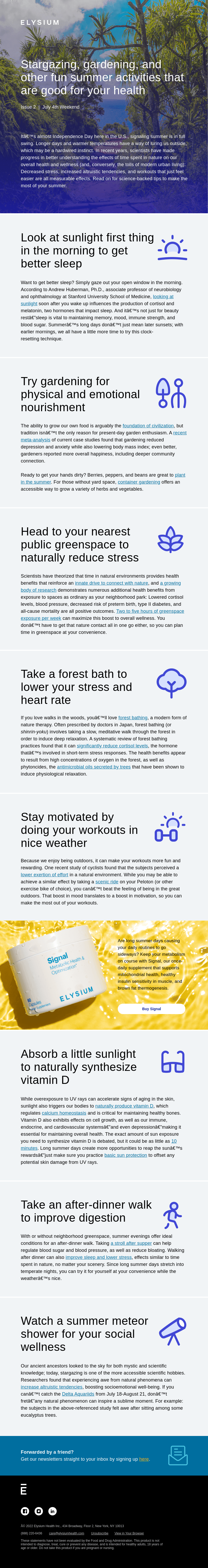A science-backed guide for your healthiest summer ever