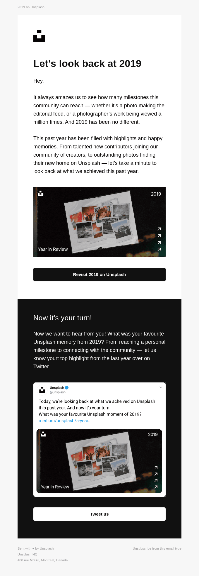 A Year In Review