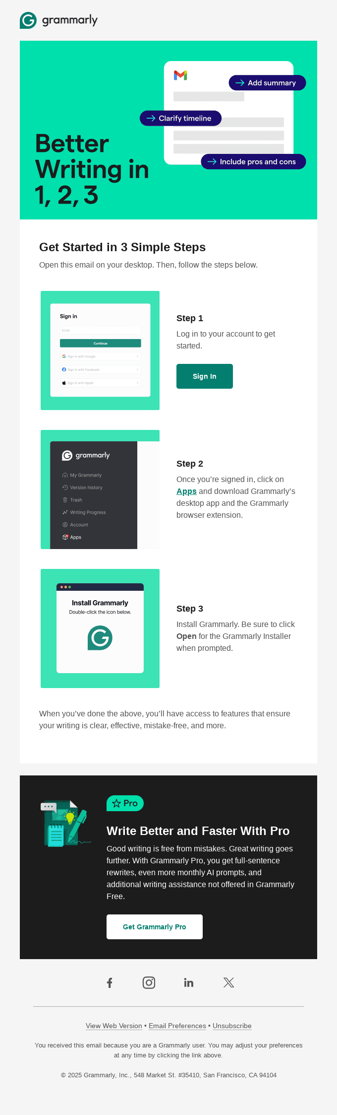 Action required: Finish setting up your account