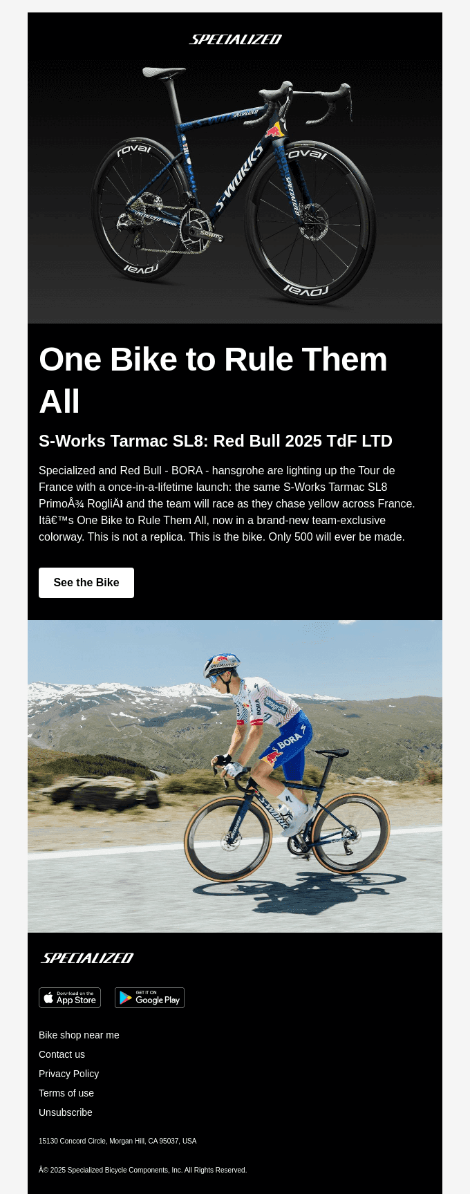 All New S-Works Tarmac SL8 for Red Bull - BORA - hansgrohe