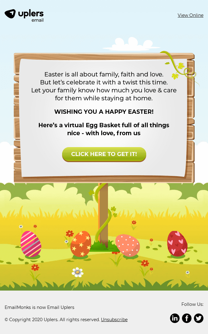 An egg-cellent Easter basket for you...