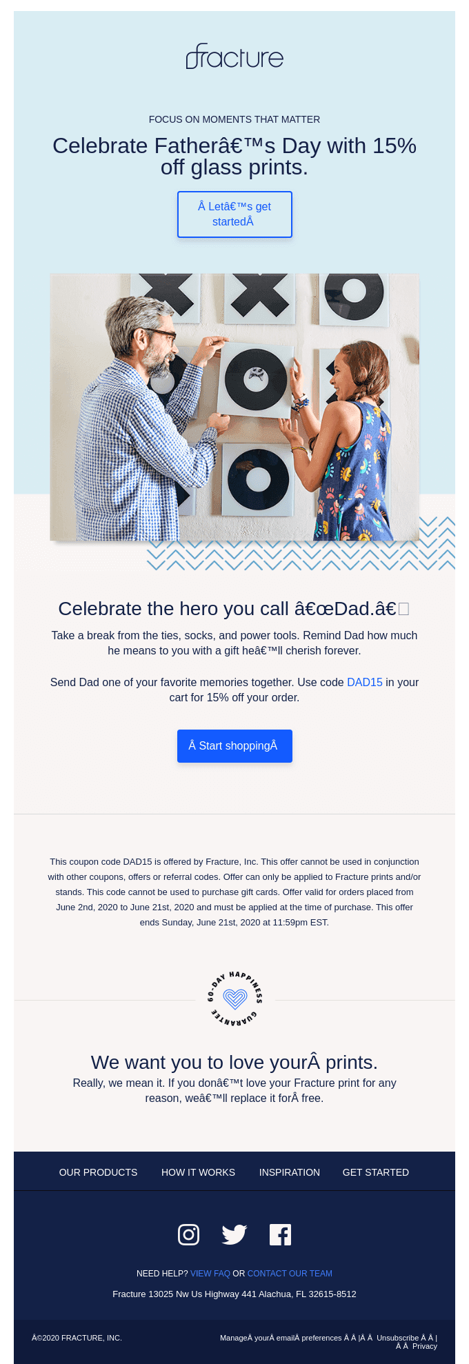 Announcing our Father’s Day Celebration