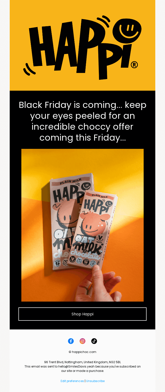 Black Friday is coming...