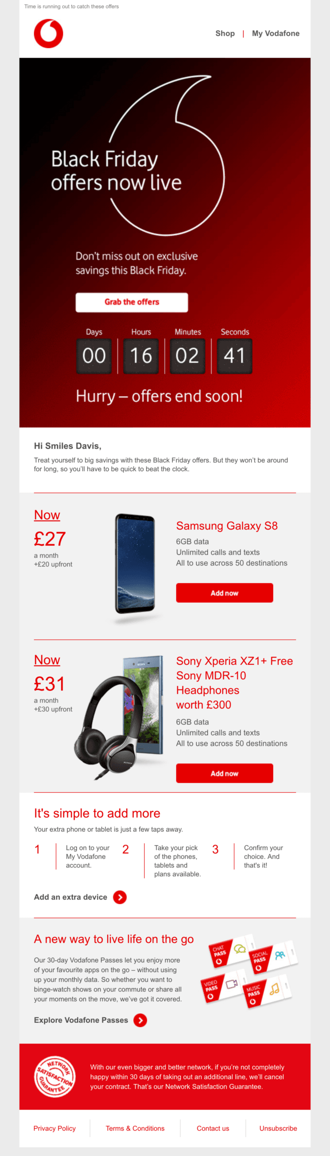 Black Friday offers are here! The clock is ticking Smiles Davis…
