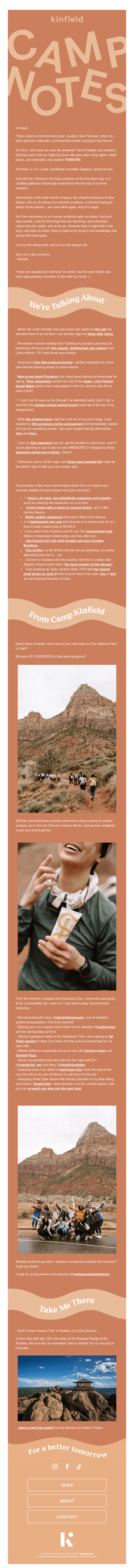 Camp Notes 47 | In summer we trust 🙏