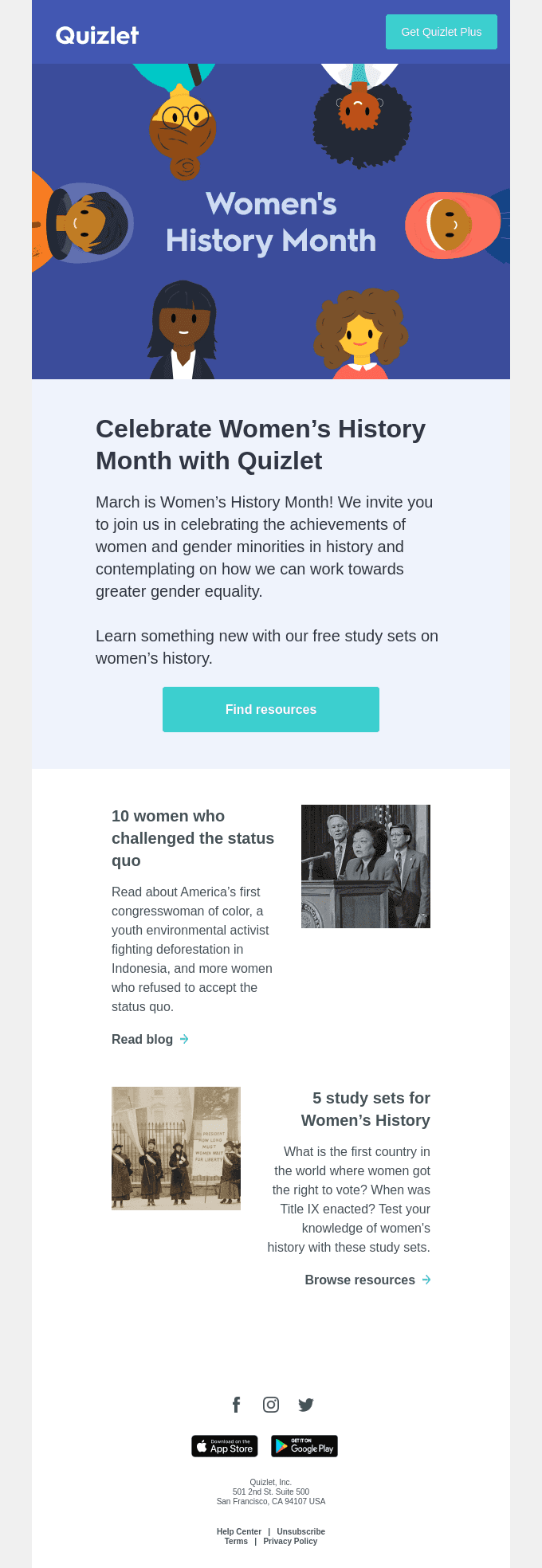 Celebrating Women’s History Month