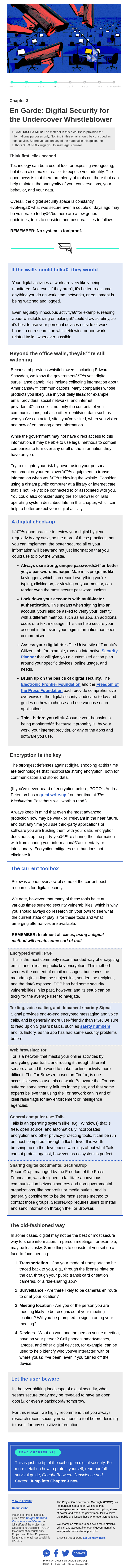 Chapter 3: Securing yourself in the digital age