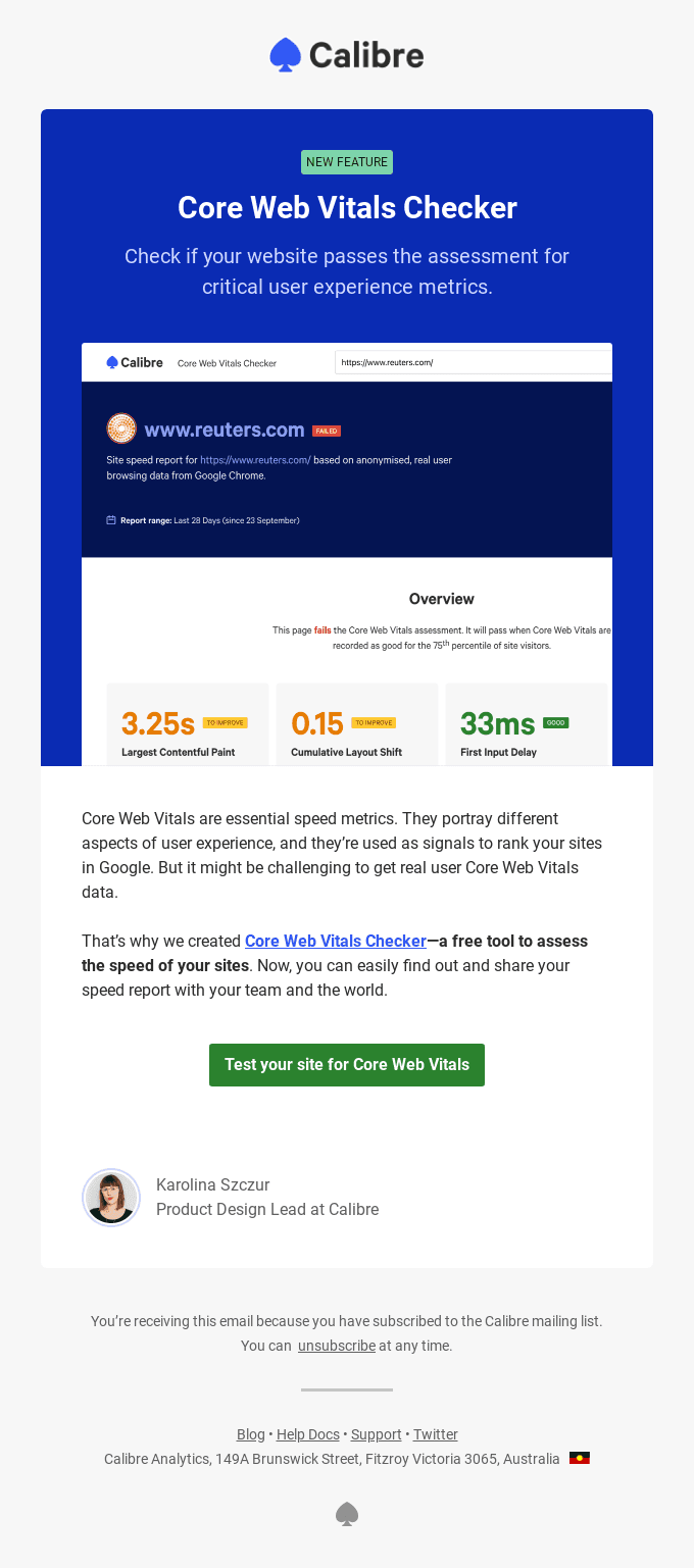 🚦 Check if your site passes Core Web Vitals