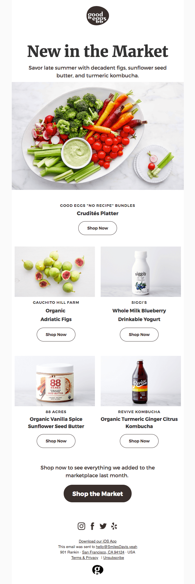 Check out our late summer picks –– see what's new at Good Eggs