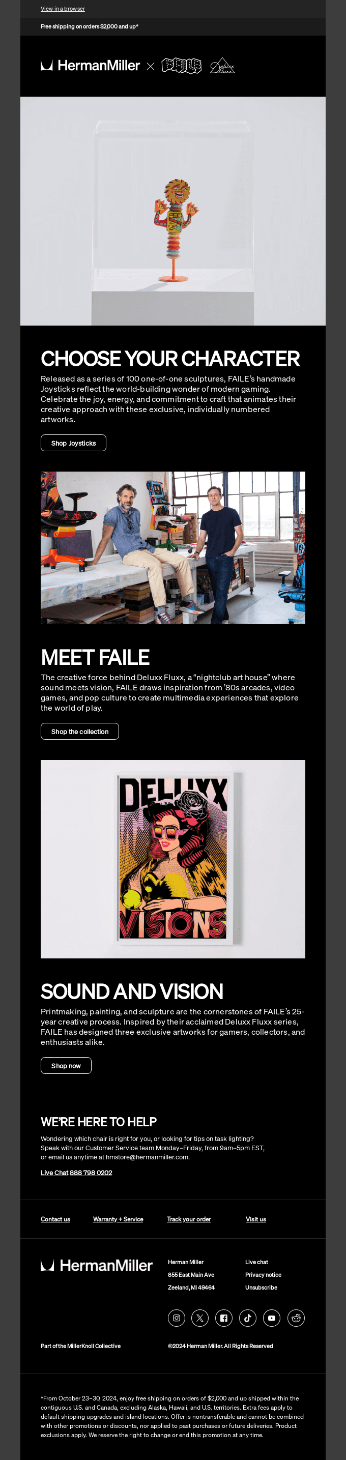 Choose your character: An exclusive FAILE collection