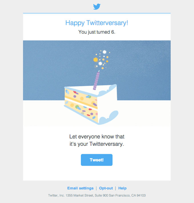 Happy Twitterversary!
