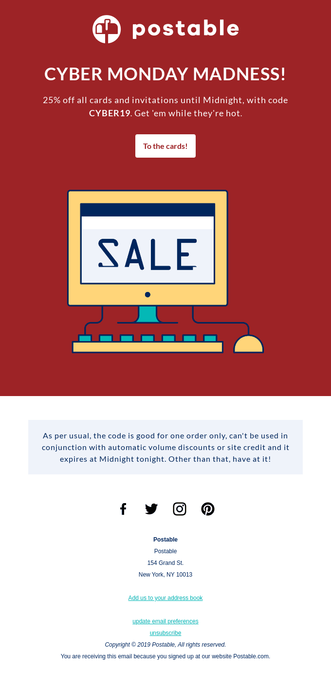🚩 Cyber Monday Super Sale!