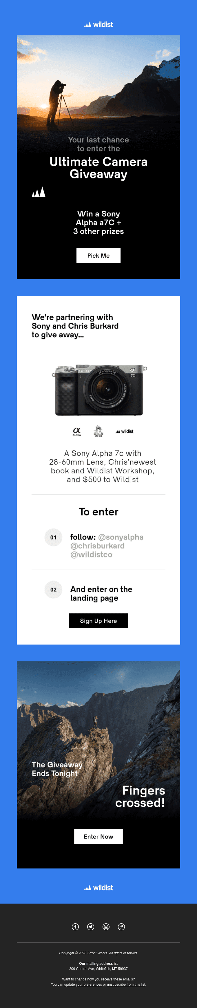 Did you want in on this camera giveaway?
