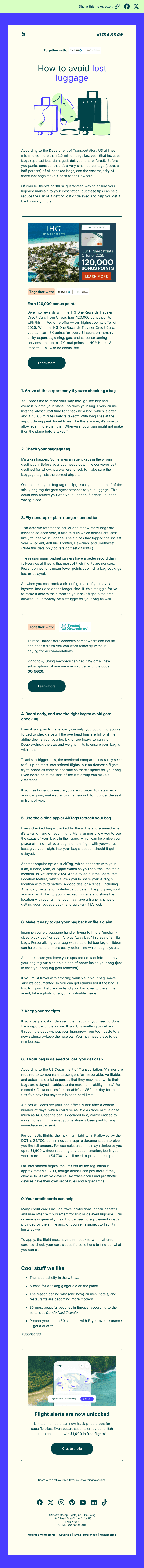 Don’t lose your luggage: 9 tips to help
