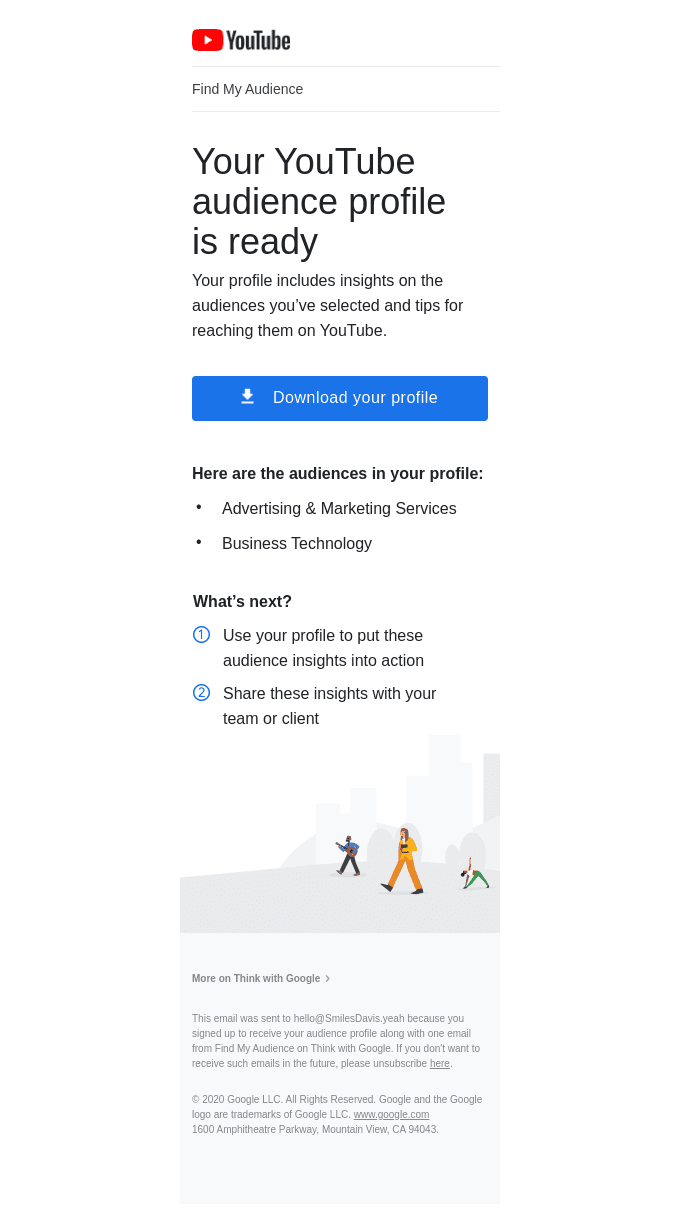 Download your YouTube audience profile