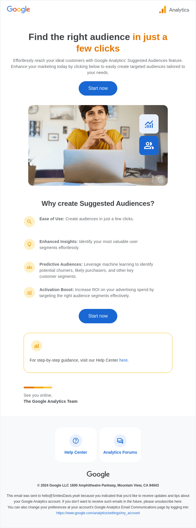 Elevate Your Marketing with Google Analytics' Suggested Audiences