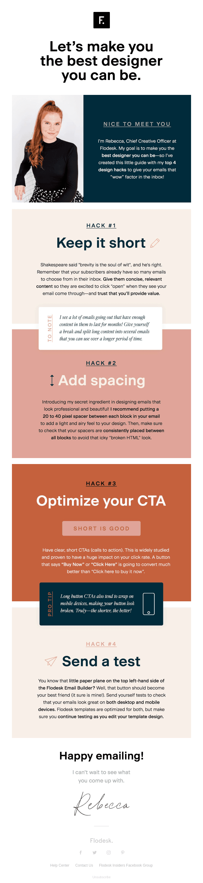Email design hacks from Rebecca 👩🎨