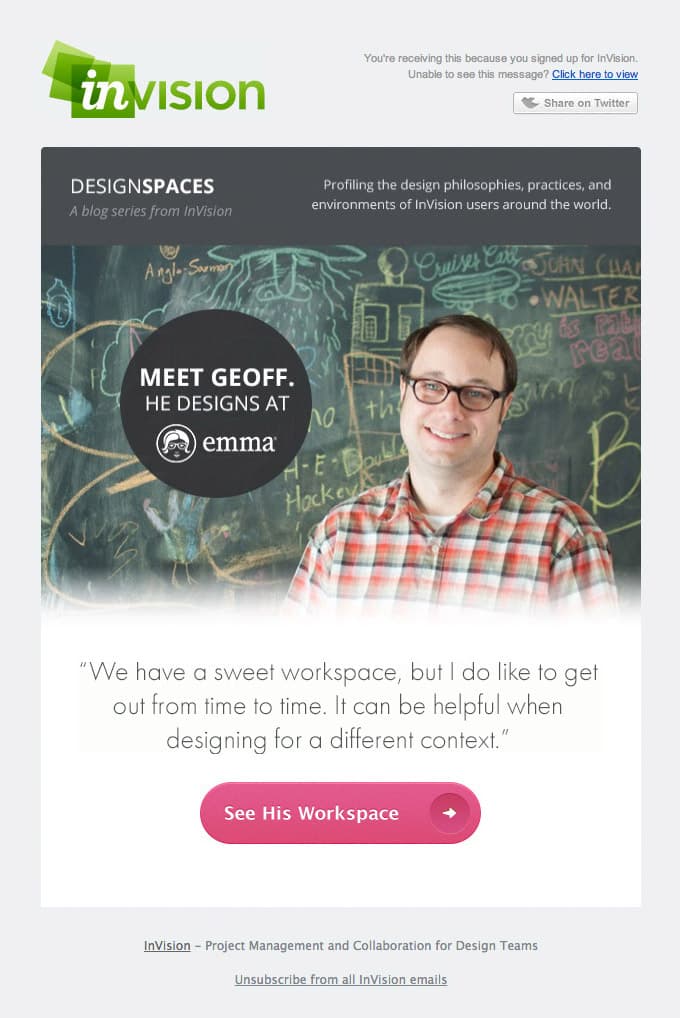 Email Newsletter Design from Emma