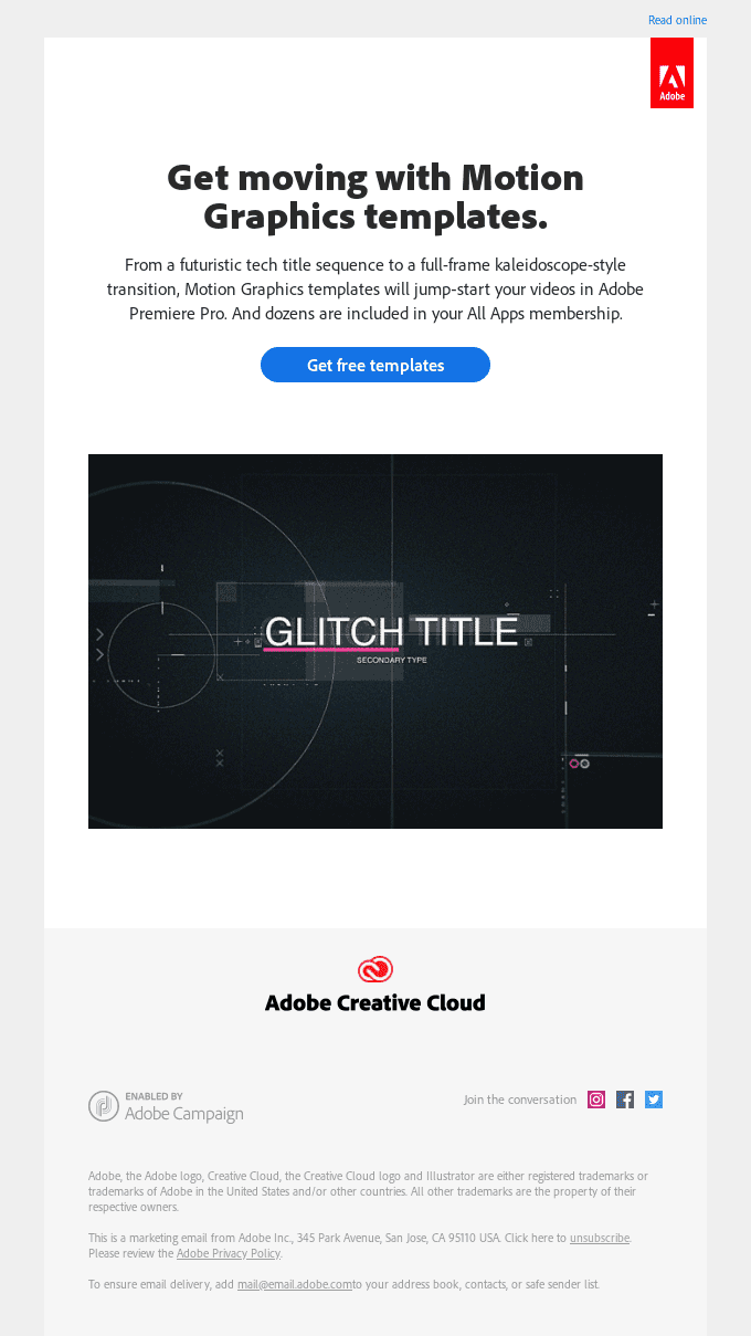 Energize videos with free Motion Graphics templates