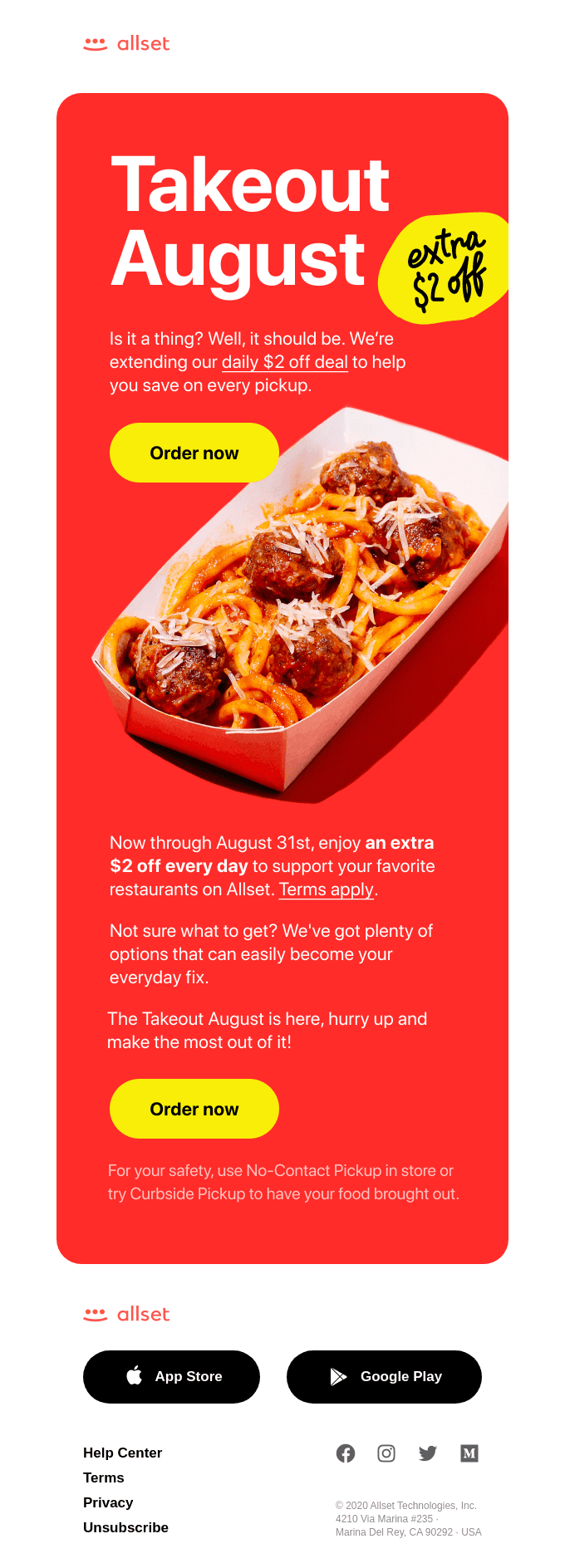 Enjoy $2 off every day this August