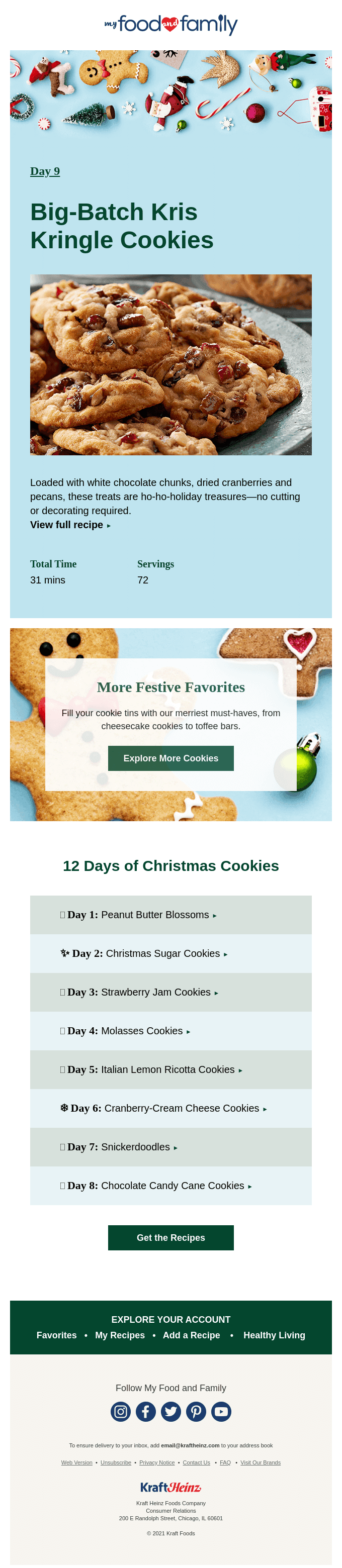 Day 9️⃣: Kris Kringle Cookies 🎅🏼