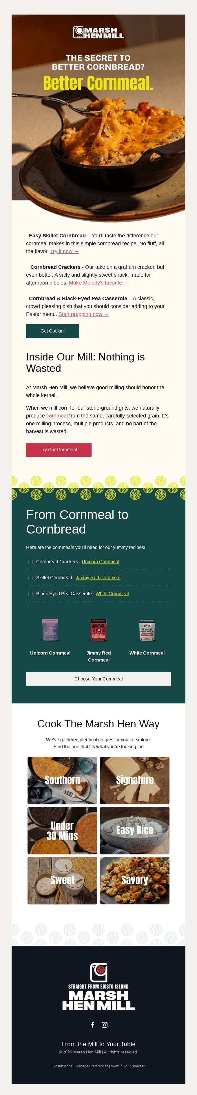 Farm to Table 🤝 Cornmeal to Cornbread Recipes