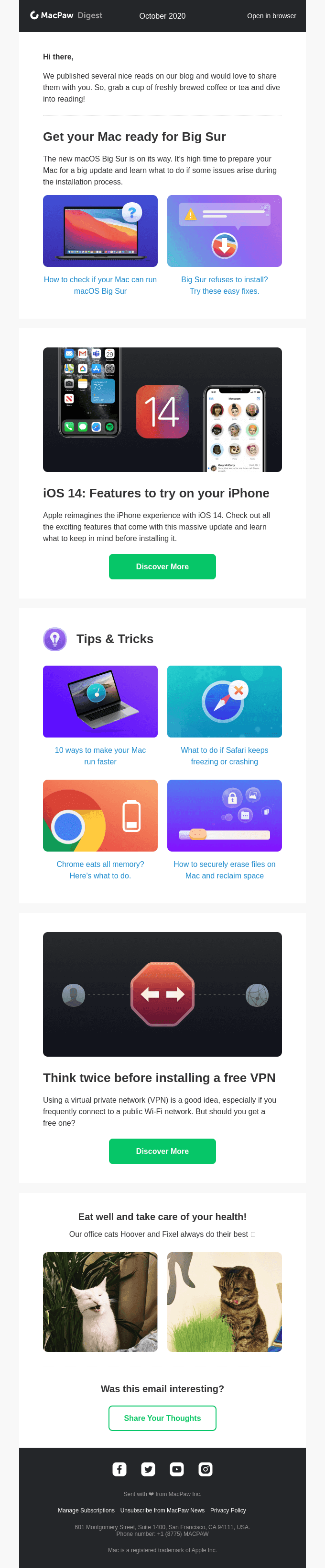 Fresh articles to enjoy over a cup of ☕️