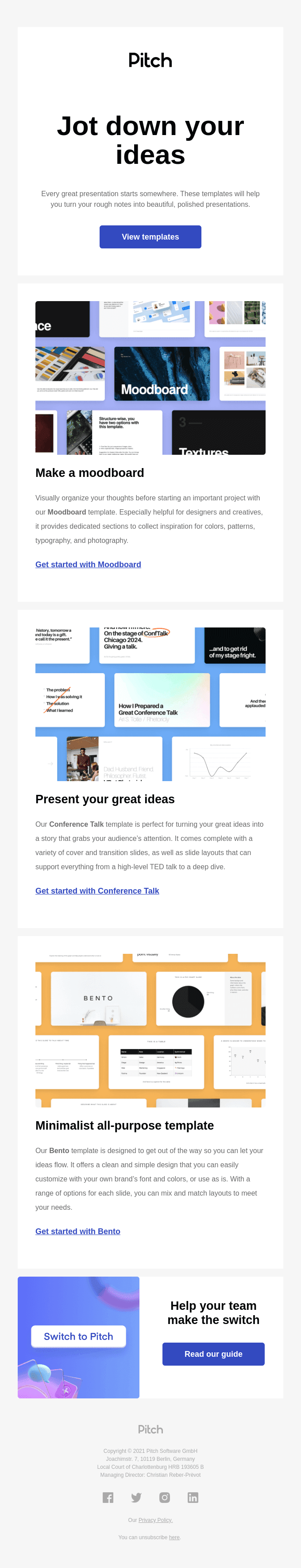 From rough thoughts to conference talk
