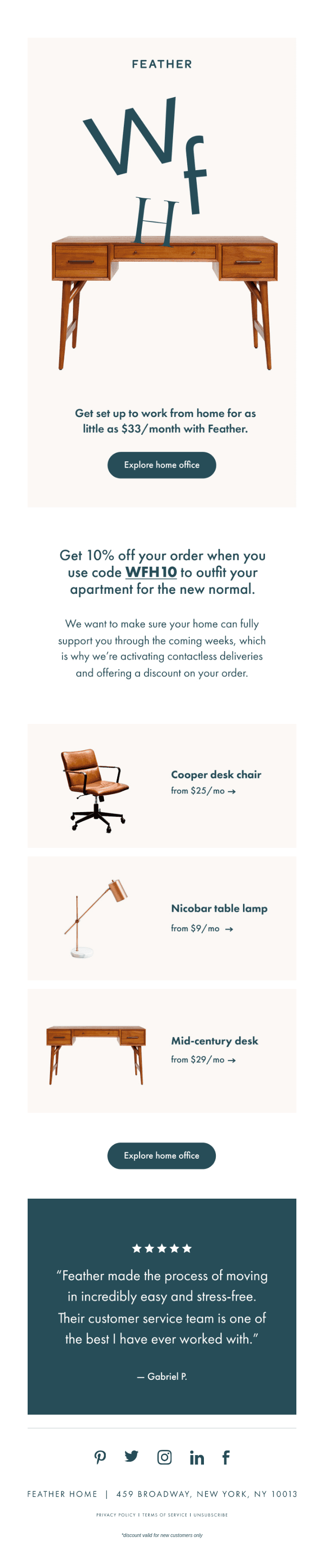 Furniture rental to help you do more at home