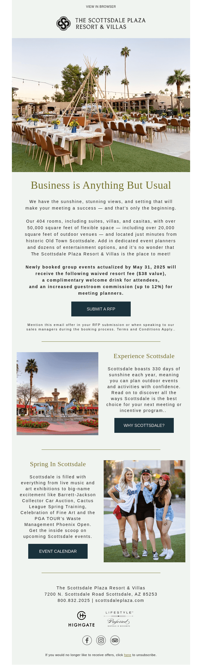 Gather at The Scottsdale Plaza Resort & Villas