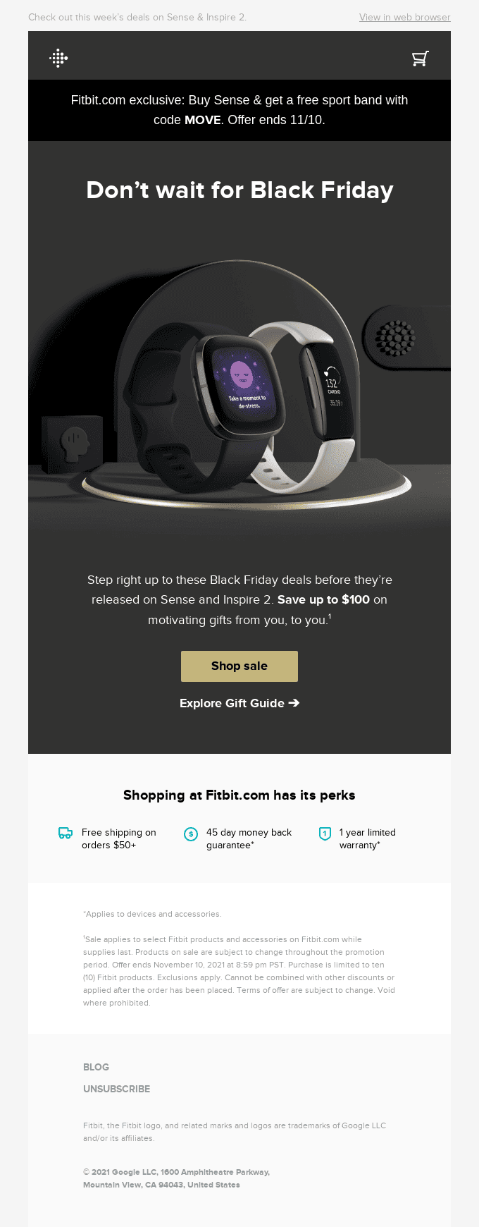 Get early access to our Black Friday sale